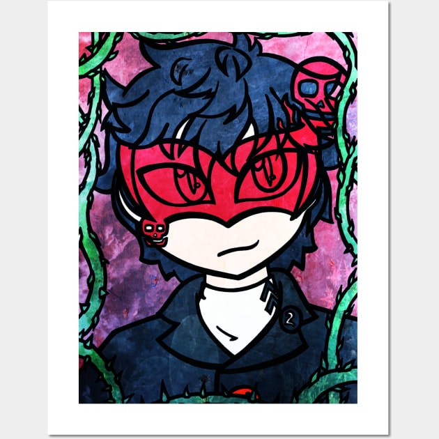 Mask of Joker Wall Art by ScribbleSketchScoo